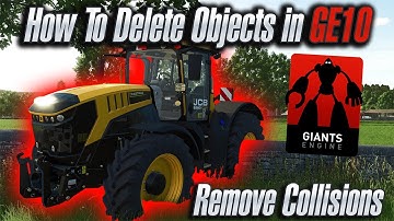 How To Remove Objects and Collisions In GE10 - FS25 (For Beginners)