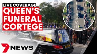 Queen Elizabeth's funeral cortege from Balmoral to Edinburgh, coverage on Channel 7 | 7NEWS