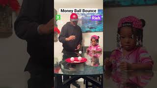 Money Ball bounce FAMILY challenge! Father vs Daughter battle #shorts