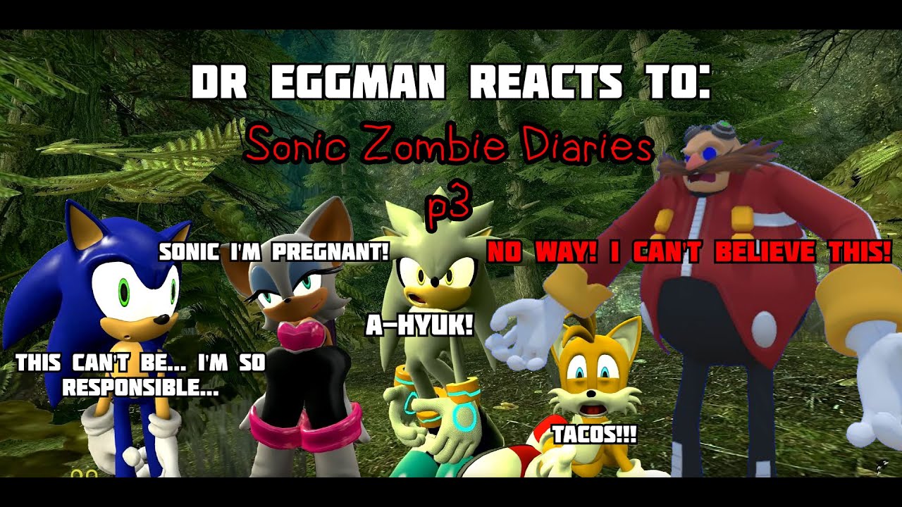 Dr Eggman Reacts to: Sonic Zombie Diaries part 3/12