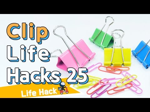 Paper clip life hacks 25 |