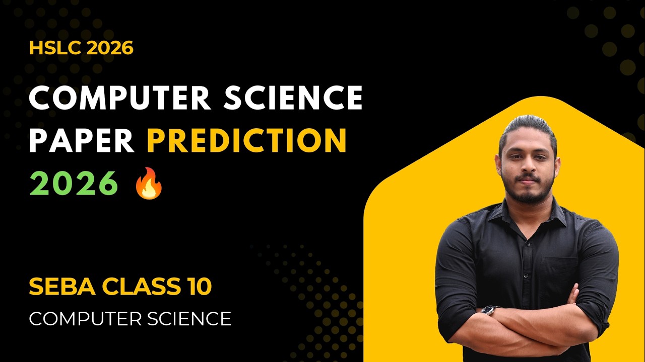 Final Computer Paper Prediction Computer Science 2026 Paper Prediction | HSLC 2026 Examination - YouTube