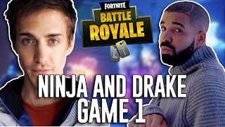 Ninja and Drake Play Duos!!! - Fortnite Battle Royale Gameplay - Game 1