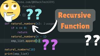 Most beginner would find recursive function difficult but not the way you think