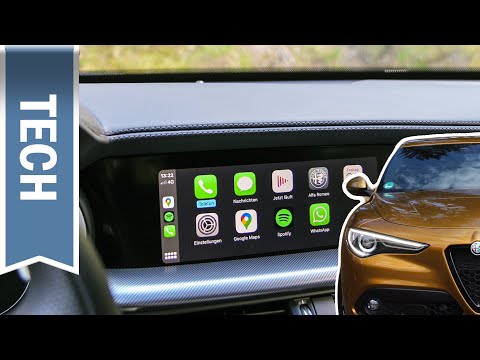 Alfa Connect 3D Nav in Stelvio & Giulia im Infotainment Test: Apple CarPlay, Bedienung & Funktionen