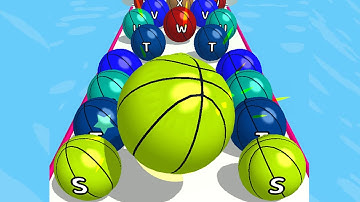 A-Z Run - All Levels Balls Gameplay Android, iOS NEW UPDATE ( 19 - 23 )