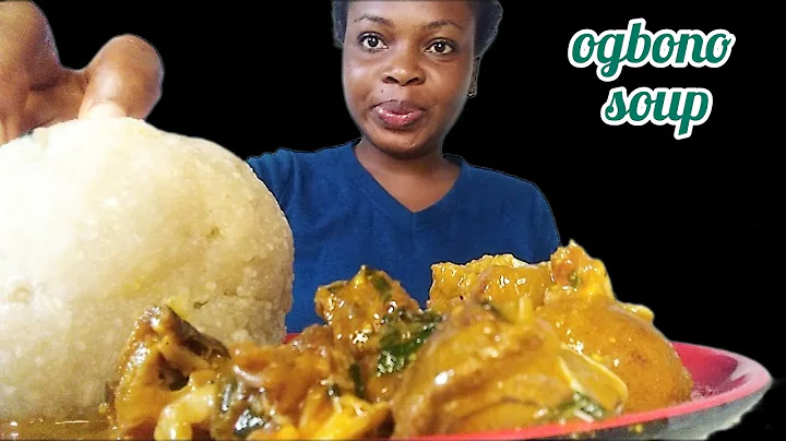 Asmr garri fufu with ogbono soup  mukbang/nigerian food mukbang/African foodmukbang/eating sounds