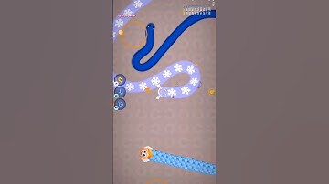 🐍WormsZone.io ❤001 Slither Snake Top01 _Best World Record Snake Epic cacing WormsZoneio #489 #shorts