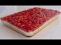LEZZETİ ŞAHANE 15 KİŞİLİK ÇİLEKLİ BORCAM PASTASI TARİFİ