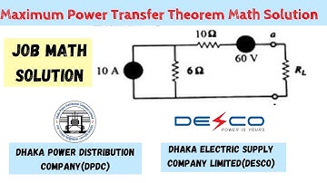 Maximum Power Transfer Theorem with Problem Solution || Network Theorems ||Bangla