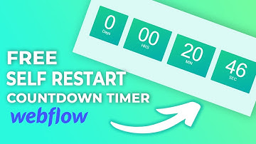 Self Repeating Countdown Timer In Webflow | Self-resetting countdown timer Tutorial | Ayushman Jena