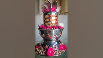 Untensils Shivling | How to make Shivling at home #shorts #shivling #viralshorts #viral