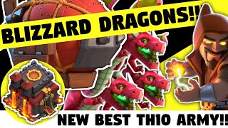 TH10 New Super Wizard Blimp Strategy - TH10 Blizzard Zap Dragon Attack Strategy | Clash Of Clans