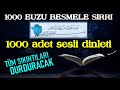 Bin Adet Besmele Mucizesi..Tüm Sıkıntıları Bıçak Gibi Keser,Eve Bolluk Bereketi Çeker (Mutlaka izle)