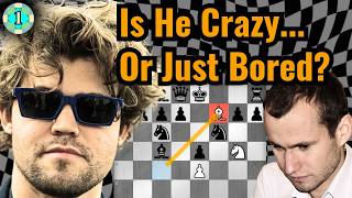 Carlsen's OUTRAGEOUS Opening vs. Fried Liver Attack Confuses & Humiliates Elite GM! screenshot 2