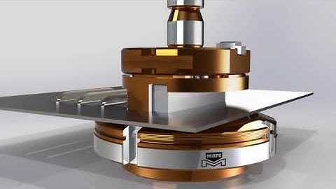 MATE|Forming a Closed End Straight Back Louver with Mate Precision Tooling