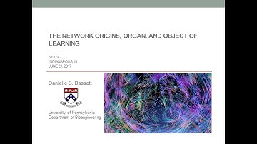 Danielle S. Bassett - The network origins, organ, and object of learning