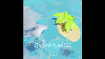 Ocean, Clouds and Island Animation | Blender 2.91