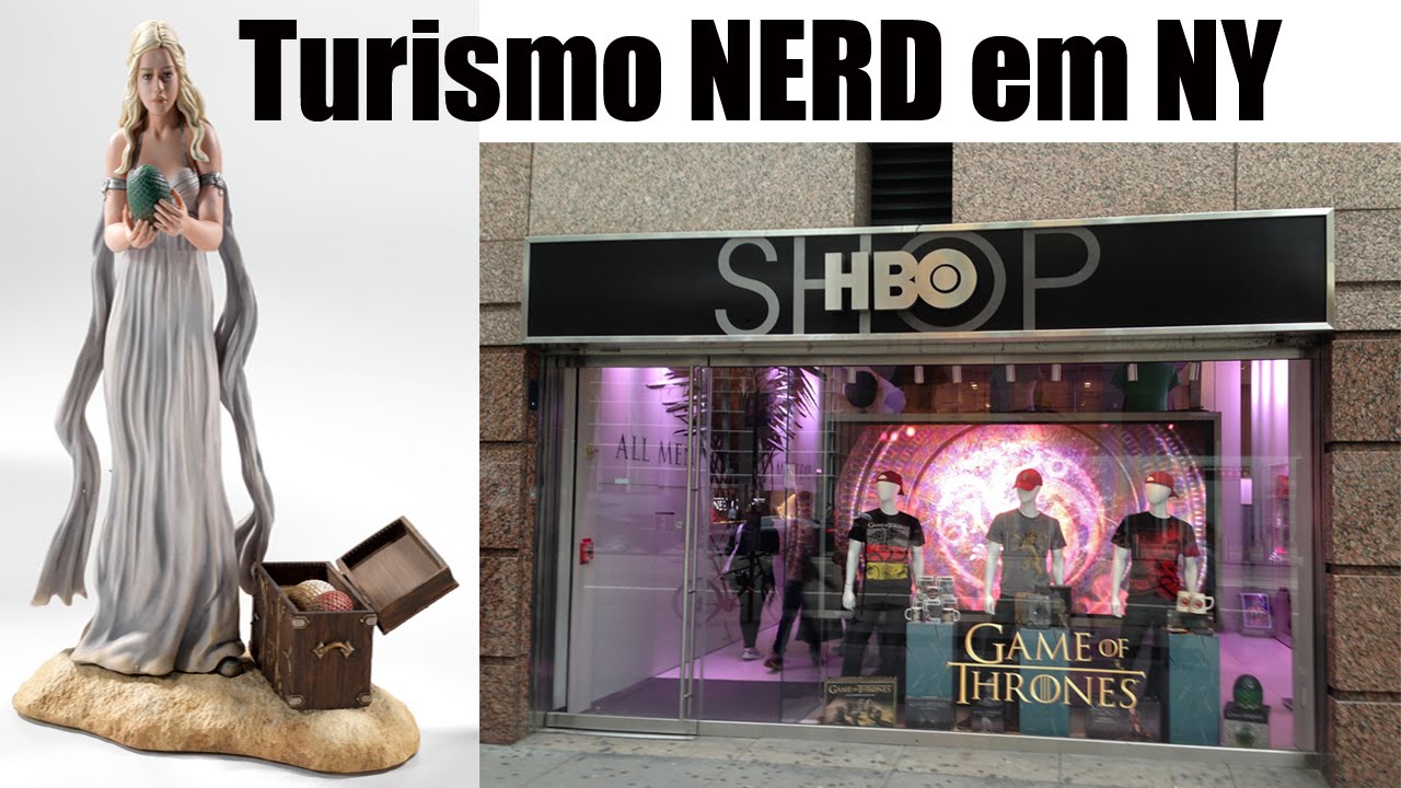 Turismo NERD em Nova York: Game of Thrones e outras séries na loja da HBO  | dicas de viagem EUA