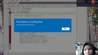 Membuat biodata menggunakan BufferedReader