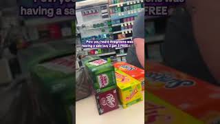 Soda Sale Buy 2 get 3 free! #sale #soda #shopping #deals #walgreens #free #hustlehardmom