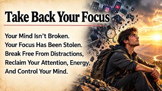 Take Back Your Focus 🧠 || Learn English Through Motivation 🔥 || Level 3 English ✅