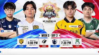 Full 🔴 LIVE | MPL PH S18 | ENGLISH - Week 5 Day 3 Update