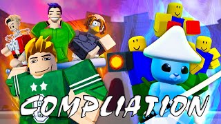 ROBLOX The Strongest Battlegrounds Funny Moments  (Compliation)