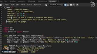 Using a Python Script as an Add-On in Blender
