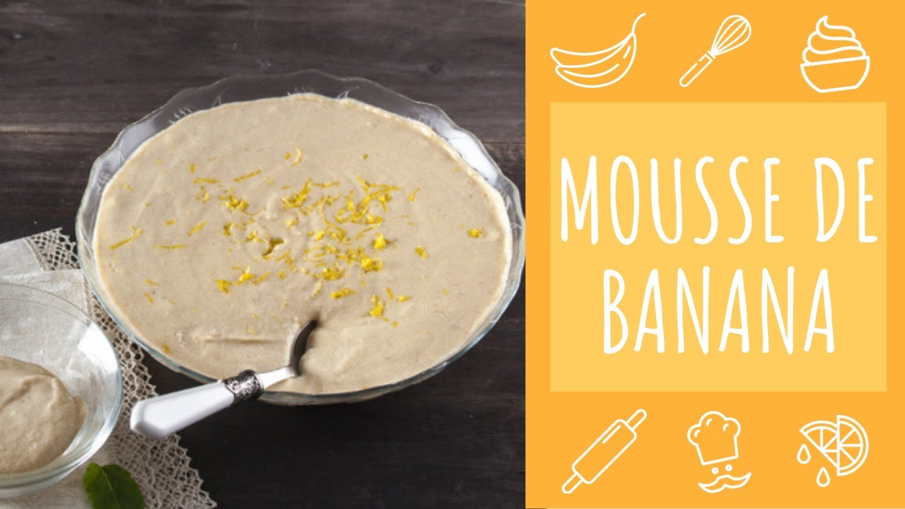 Mousse de Banana Cremosa