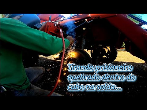 Saquei o prisioneiro quebrado do cubo na solda MF mwm...