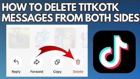 How to Delete TikTok Message From Both Side at once | Delete TikTok Chats From Both Sides