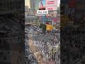 Shibuya crossing was less crowded in 2023! #japan #shorts