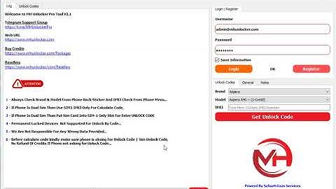 Mobicel RAVE Sim|Network Unlock Code Instant Calculate With MH Unlocker  Pro :)