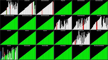 Visualization of 24 Sorting Algorithms In 2 Minutes - Trực quan hóa 24 thuật toán sắp xếp trong 2P
