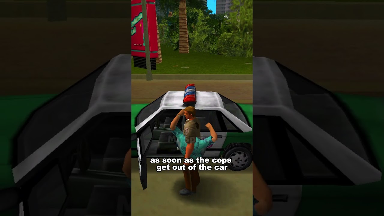 HOW DO COPS REACT IF YOU STEAL A POLICE CAR IN GTA GAMES