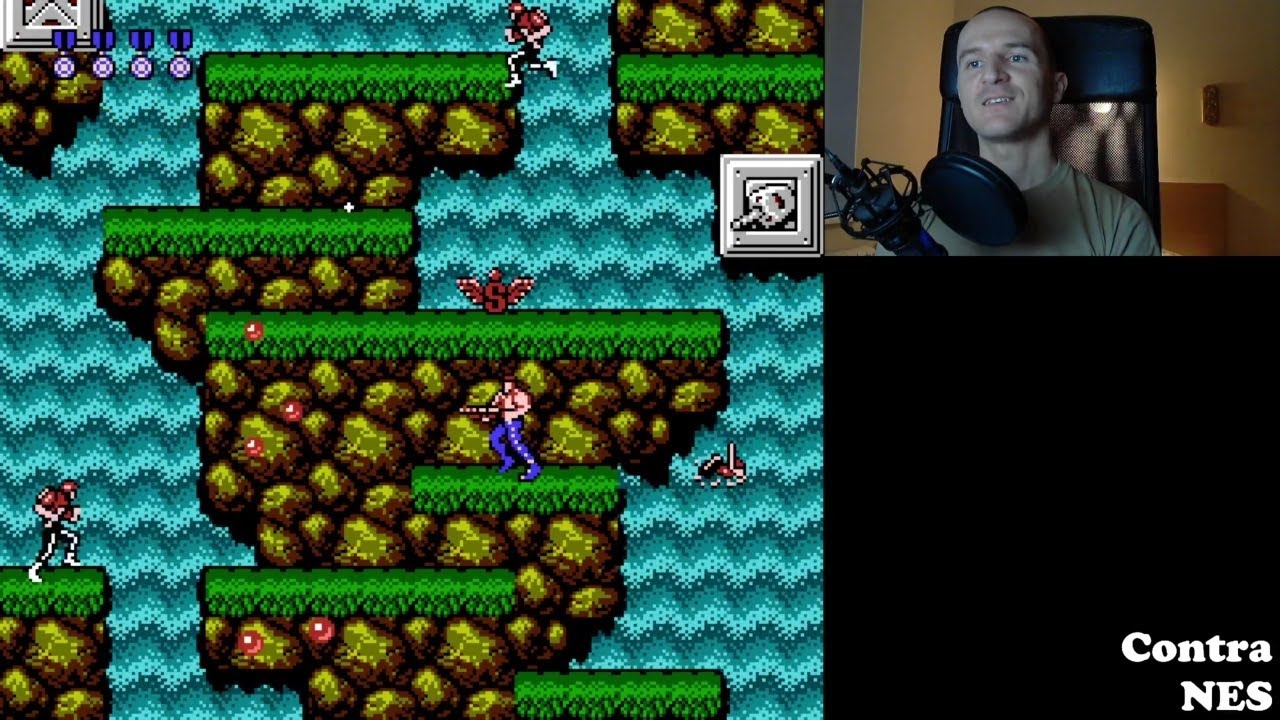 Contra. NES. Геймплей