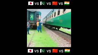 Japan vs Pakistan vs china vs India bullet trains 😱 #short screenshot 4
