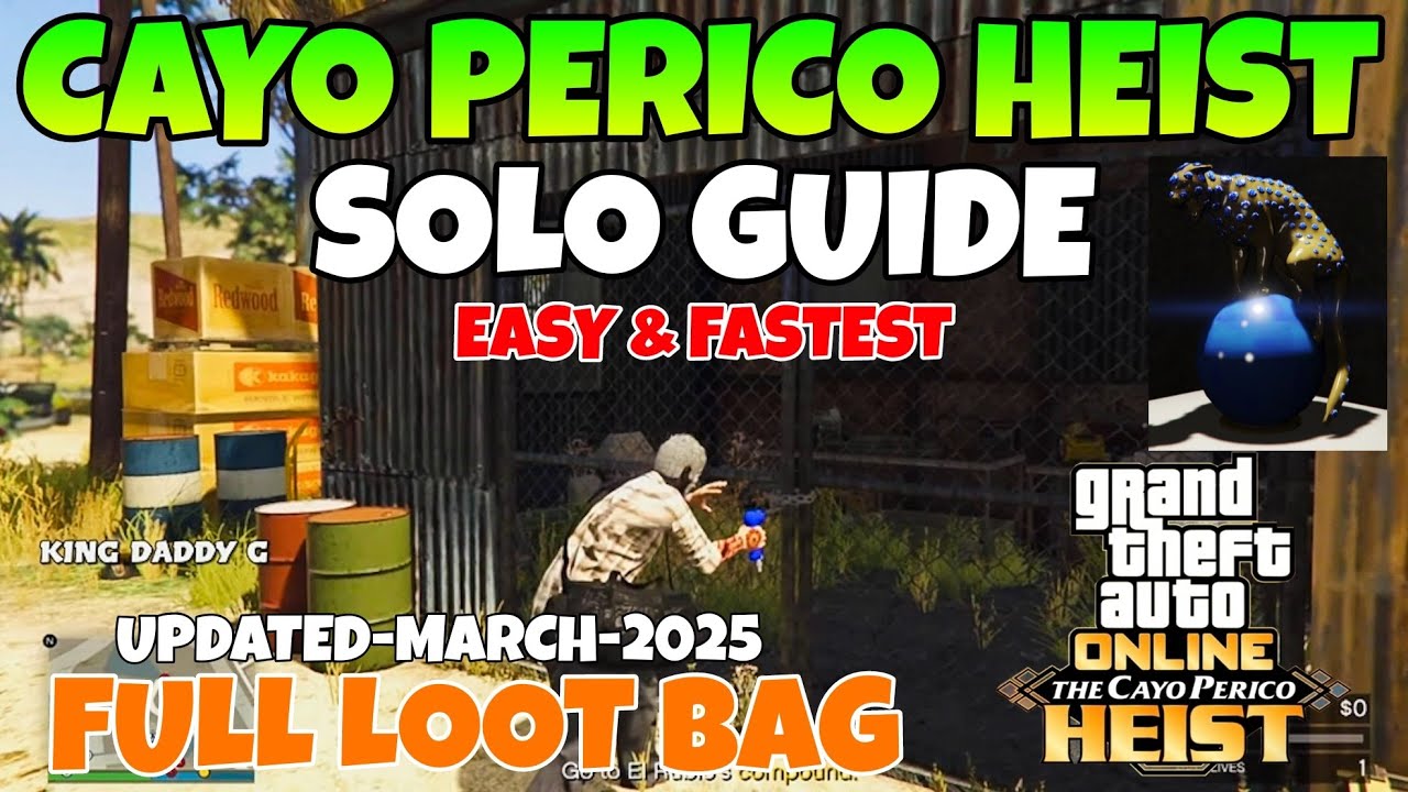 *UPDATE* SOLO Cayo Perico Fastest Method | Full Bag Loot | How to Kill