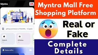 Myntra Mall Free Shopping Platform Real or Fake | Myntra Mall App Review | Payment Proof | Reality screenshot 5