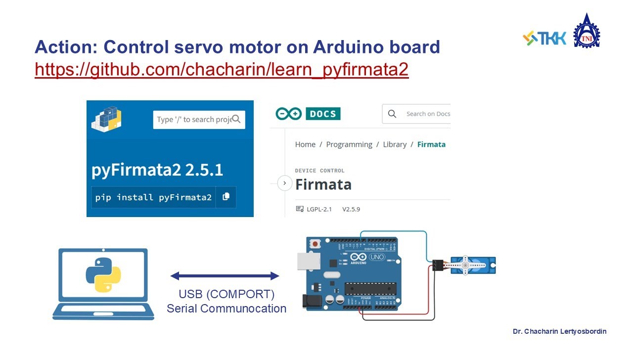Innovedex 2025 EP5. การคุวบคุม Arduino ด้วย PyFirmata2 - YouTube