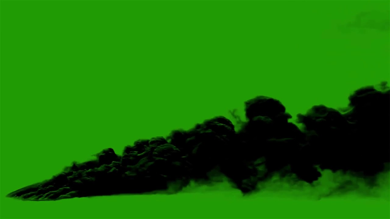 black smoke green screen HD1080p YouTube