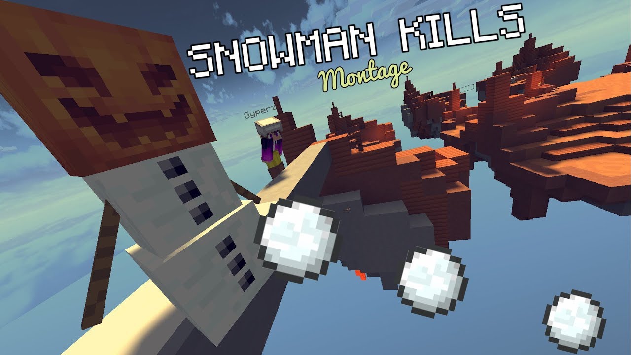 SNOWMAN KIT KILLS | A Hypixel Skywars Montage