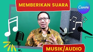 Cara Memberi Suara  Dan Musik Di Canva