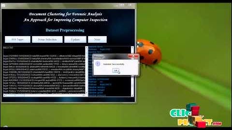 Final Year Projects | Document Clustering for Forensic Analysis: An Approach for Improving Computer