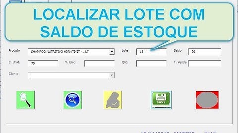 Controle de Estoque com Excel - Pesquisar e Calcular Lote de Produtos com VBA - Aula 09