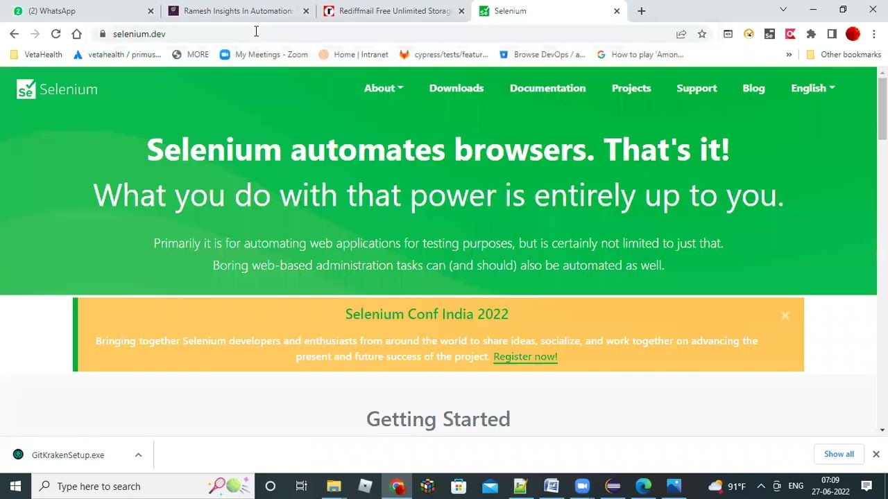 Selenium-Project-Setupin Eclipse-GMT20220627