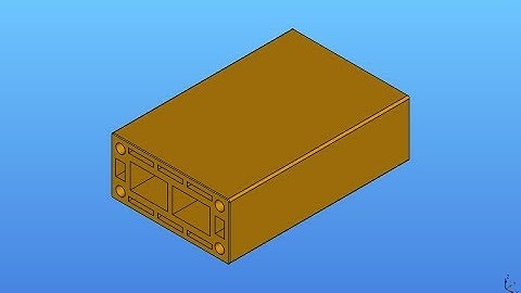 FreeCAD - brick block