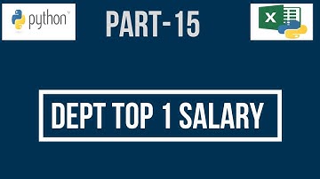 Python Data Analysis Tutorial || Partition by In Python || Department wise Highest Salary in Python