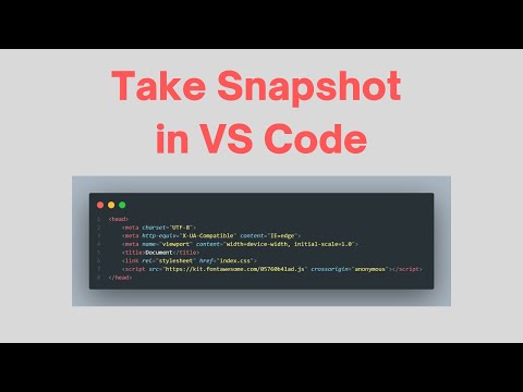 How to Take Screenshot in Visual Studio Code? Take Snapshot of Your Code and Share it Online